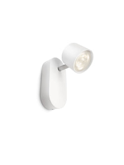 Philips STAR Wandspot - Weiss / B: 8.2 cm x T: 6.0 cm x H: 11.8 cm