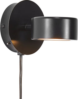 Nordlux CLYDE Wandleuchte - Schwarz / B: 10.0 cm x T: 8.5 cm x H: 10.0 cm