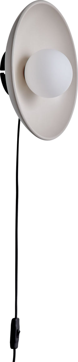 SERANA Applique / plafonnier - Crème / H : 13,0 cm x P : 30,0 cm