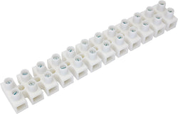 Reihenklemme 0.5-2.5mm2 12x weiss - Weiss / B: 2.0 cm x T: 10 cm x H: 1.0 cm