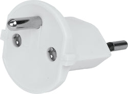 FIX Adapter DE CEE7/7 - CH T12 3x - Weiss / B: 7.0 cm x T: 7.0 cm x H:16 cm