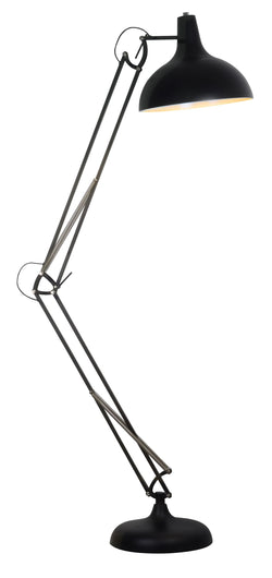 GIANLUCA Stehleuchte - Schwarz / B: 120.0 cm x T: 38.0 cm x H: 170.0 cm