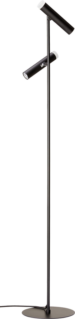 SORIA Lampada da lettura - Nero / L: 25.0 cm x P: 25.0 cm x A: 145.5 cm