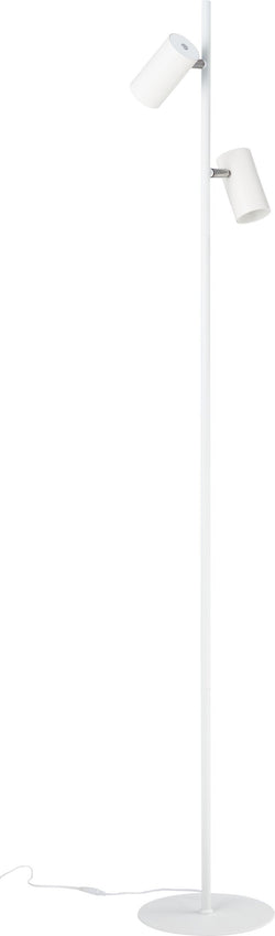 GORDOLA Stehleuchte - Weiss / B: 23.0 cm x T: 23.0 cm x H: 154.0 cm