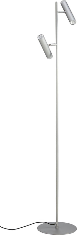 SORIA Leseleuchte - B: 25.0 cm x T: 25.0 cm x H: 145.5 cm x D: 25.0 cm / Grau