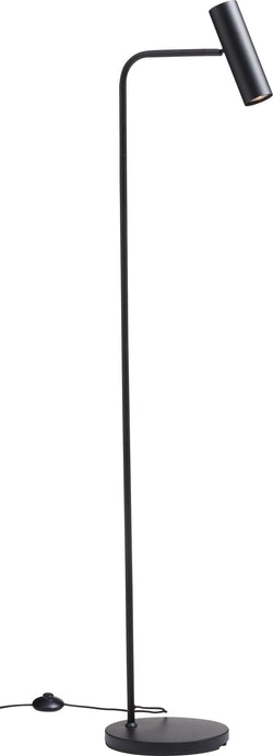 LUISA Lampada da lettura - Nero / L: 25.0 cm x P: 32.5 cm x A: 144.2 cm