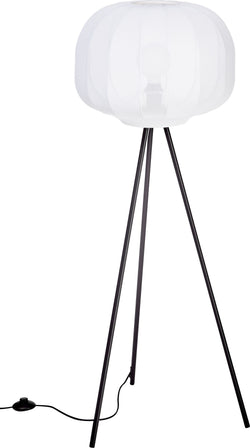 LIDIA Stehleuchte - Schwarz, Weiss / B: 45.0 cm x T: 45.0 cm x H: 120.0 cm