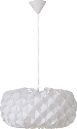 ALICE Hängeleuchte - Weiss / B: 54.0 cm x T: 54.0 cm x H: 113.0 cm