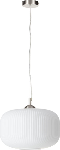 KIRA Lampe à suspension - Blanc / L: 35.0 cm x P: 35.0 cm x H: 130.0 cm