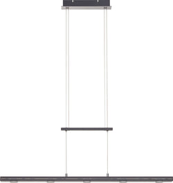 LACAL Lampe à suspension - Noir / L: 100.0 cm x P: 8.0 cm x H: 160.0 cm