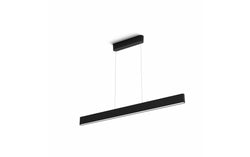 LE_HUE ENSIS Hängeleuchte schwarz - Schwarz / B: 129.8 cm x T: 4.0 cm x H: 100.4 cm