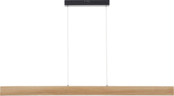 LIGA Lampada a sospensione - Naturale / L: 132.0 cm x P: 5.0 cm
