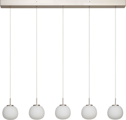 TALSANO Hängeleuchte - Weiss / B: 95.0 cm x H: 150.0 cm