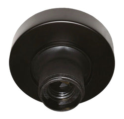 ARTDELIGHT CAROLA Deckenleuchte - Schwarz / H: 7.0 cm x D: 11.0 cm