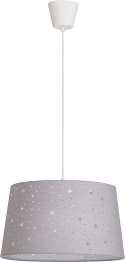 FLORIAN Lampe à suspension - Gris / L: 35.0 cm x P: 35.0 cm x H: 20.0 cm