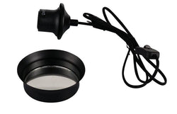 ARTDELIGHT MIRROR RING Socle de lampe de table - Noir / H : 3,5 cm x P : 12,0 cm