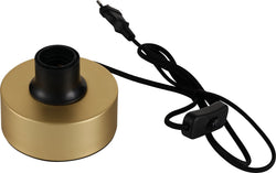 ARTDELIGHT ROUND Base per lampada da tavolo - Colore oro / A: 4,5 cm x P: 12,0 cm