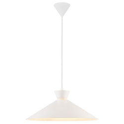 Nordlux DIAL Lampe à suspension - Blanc / H : 17,5 cm x P : 45,0 cm