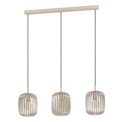 ROMAZZINA Hängeleuchte - Beige / B: 90.0 cm x T: 20.0 cm x H: 110.0 cm