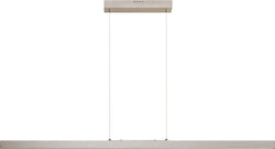 BOCA Lampada a sospensione - Nichel / L: 120.0 cm x P: 1.5 cm