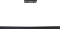 LINEA Lampada a sospensione - Nero / L: 140.0 cm x P: 1.0 cm x A: 5.0 cm