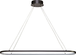 ROVA Hängeleuchte - Schwarz / B: 100.0 cm x T: 23.0 cm x H: 2.4 cm