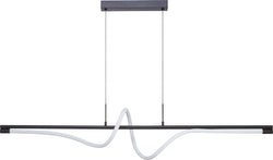 ZARO Hängeleuchte - Schwarz / B: 140.0 cm x T: 20.0 cm x H: 20.0 cm