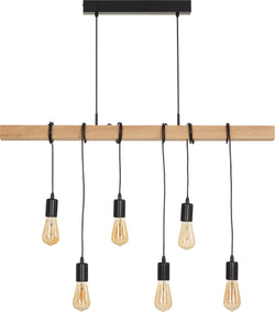 TOWNSHEND Lampada a sospensione - Naturale / L: 100.0 cm x P: 4.5 cm x A: 195.0 cm