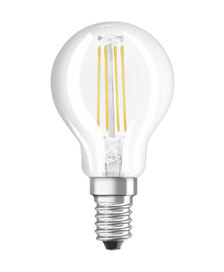 Osram STAR P45 4W LED Lampe - Transparent / E14, 470 lm, 1 Stk.