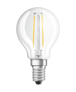 Osram STAR P45 2.5W LED Lampe - Transparent / E14, 250 lm, 1 Stk.
