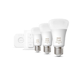 Philips hue WHITE & COLOR AMBIANCE Smart Starter-Set - Weiss / E27, 800 lm, 3 Stk.