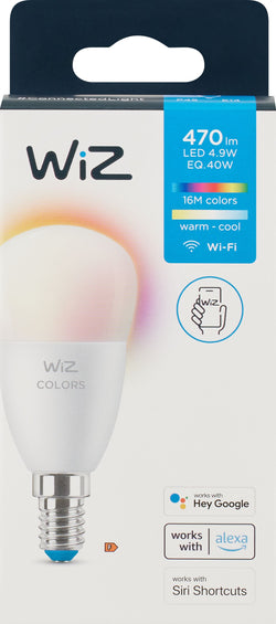 WiZ COLOR P45 E27 LED Lampe - E27, 470 lm, 1 Stk. / Multicolor