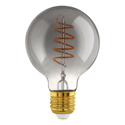 EGLO LM-E27-LED G80 - Rauchgrau / B: 8.0 cm x T: 8.0 cm x H 12.6 cm