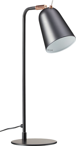 TIMOTEO Tischleuchte - Kupferfarbig, Schwarz / B: 16.0 cm x T: 20.0 cm x H: 47.5 cm