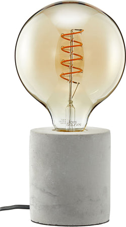 VIOLA Lampada da tavolo - Grigio / L: 9.0 cm x P: 9.0 cm x A: 10.0 cm