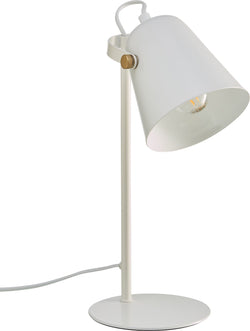 PIETRO Lampada da tavolo - Bianco / L: 13.5 cm x P: 13.5 cm x A: 34.0 cm