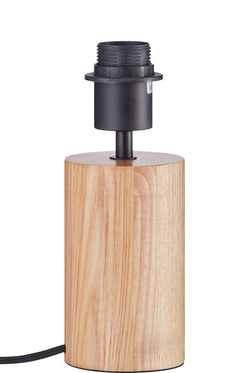 MIX&MATCH LEANO Pied de lampe de table - Naturel / L : 9,0 cm x P : 9,0 cm x H : 25,0 cm