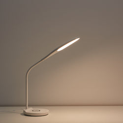 SINA Lampe de bureau - Blanc / L: 40.0 cm x P: 16.0 cm x H: 45.0 cm