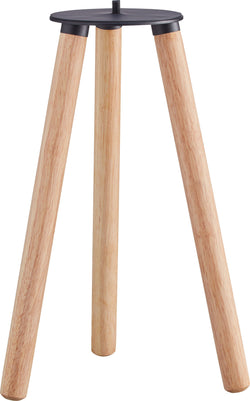 Nordlux KETTLE Tripod 31 Pied de lampe de table - Nature / L: 16.2 cm x P: 18.3 cm x H: 33.8 cm
