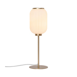 Nordlux MILFORD Lampe de table - Couleur or, blanc / H : 47,5 cm x P : 14,0 cm