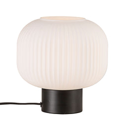 Nordlux MILFORD Lampe de table - Noir et blanc / H : 21,7 cm x P : 20,0 cm