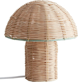 RAYA table lamp rattan nature - Natur / H: 25.0 cm x D: 22.0 cm