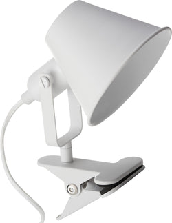 RITA Lampe à pince - Blanc / L: 13.0 cm x P: 23.0 cm x H: 19.0 cm