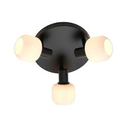 Lampada da soffitto Nordlux MILFORD - nera / L: 25 cm x P: 25 cm x A: 19 cm