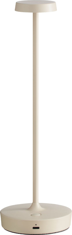 SE-KLEA LED Tischleuchte Akku - Beige / B: 10.0 cm x H: 32.0 cm