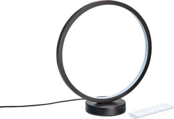 GINO Lampe de table - Noir / P: 12.0 cm x H: 32.5 cm x D: 30.0 cm