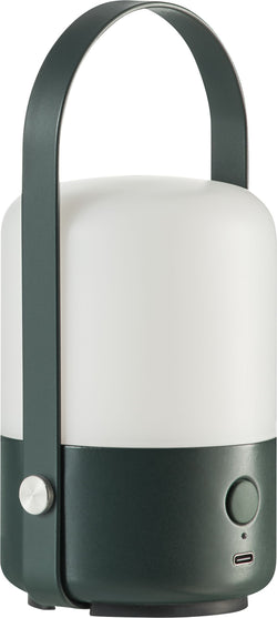 KOKO Tischleuchte - Dunkelgrün / B: 8.5 cm x T: 8.0 cm x H: 18.5 cm