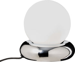 RIANA Tischleuchte - Chrom / H: 15.0 cm x D: 14.0 cm