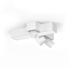 LE_HUE WACA Centris Cross Spot weiss_3fl - Weiss / B: 40.8 cm x T: 33.6 cm x H: 12.7 cm