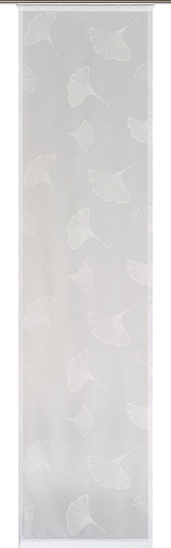 JULIETA Flächenvorhang - Weiss / B: 60.0 cm x H: 245.0 cm